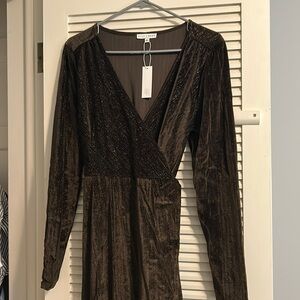 Baltic born chocolate wrap dress